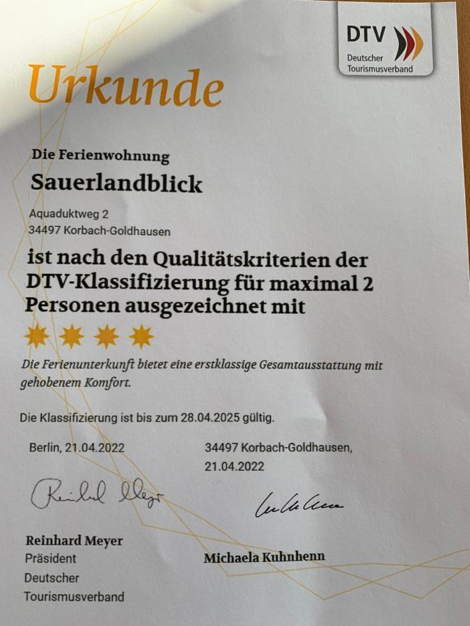 Ferienwohnung Sauerlandblick Goldhausen Dış mekan fotoğraf
