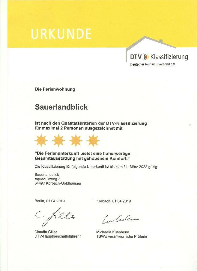 Ferienwohnung Sauerlandblick Goldhausen Dış mekan fotoğraf